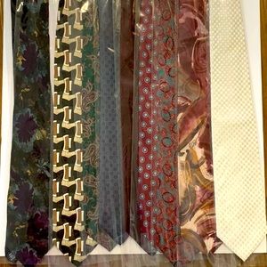 New - 10 Designer Neckties. These are shelf pulls
